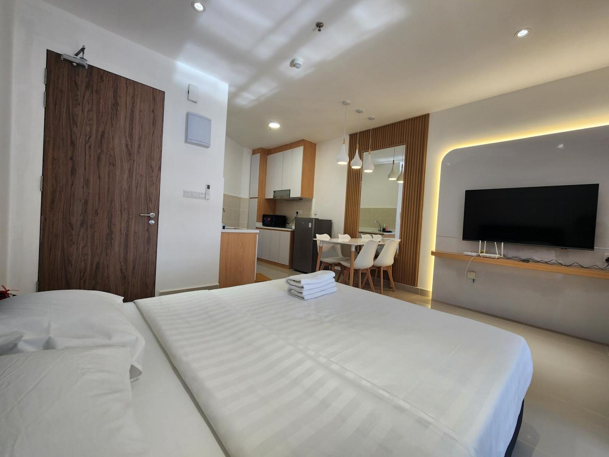 The Shore Kota Kinabalu City Centre By Lw Suites Oda fotoğraf