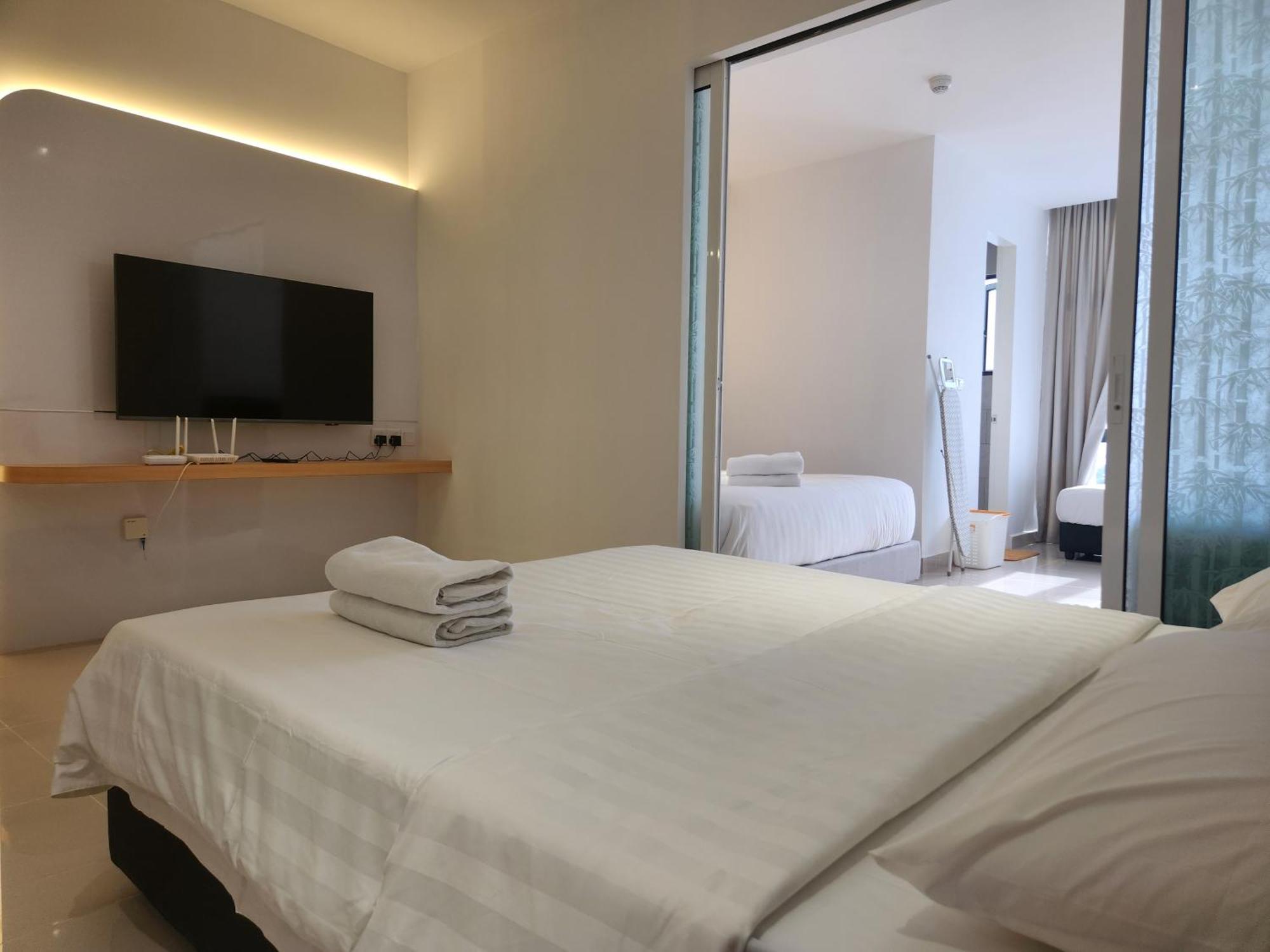 The Shore Kota Kinabalu City Centre By Lw Suites Oda fotoğraf