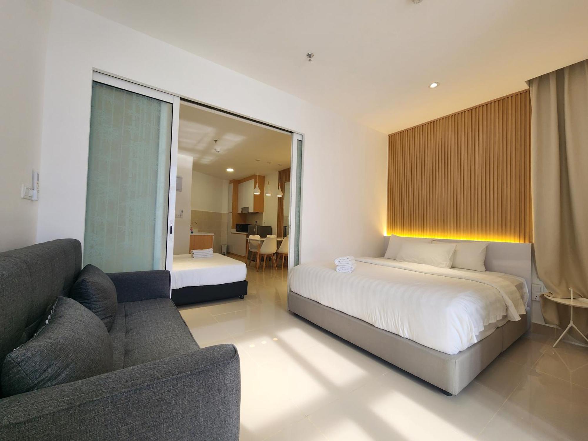 The Shore Kota Kinabalu City Centre By Lw Suites Oda fotoğraf