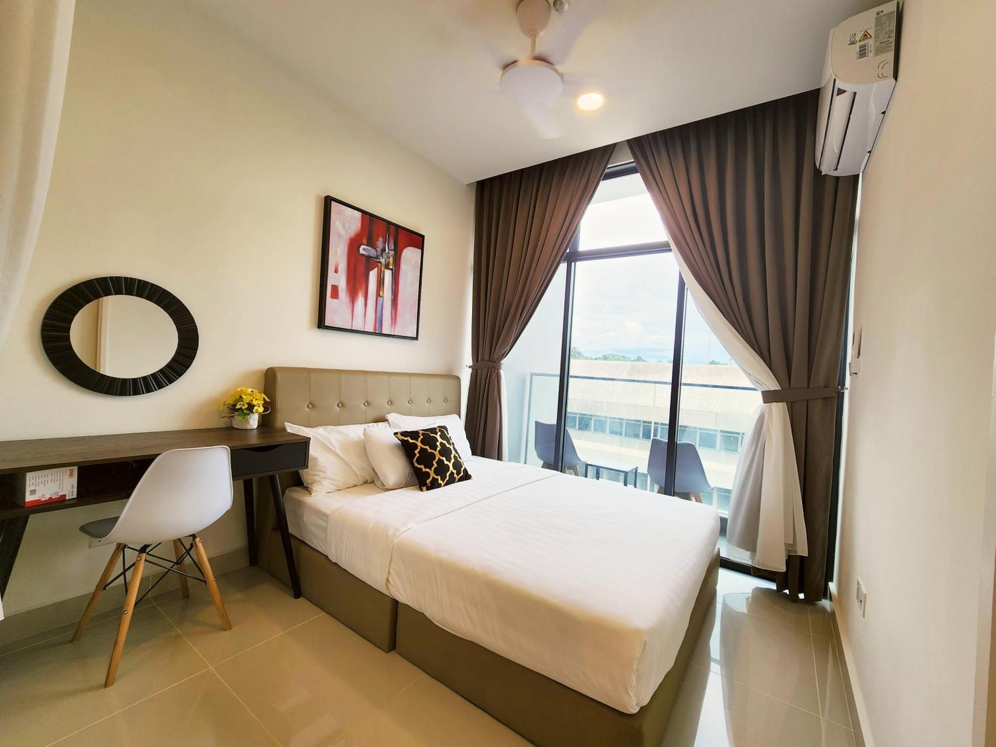 The Shore Kota Kinabalu City Centre By Lw Suites Oda fotoğraf