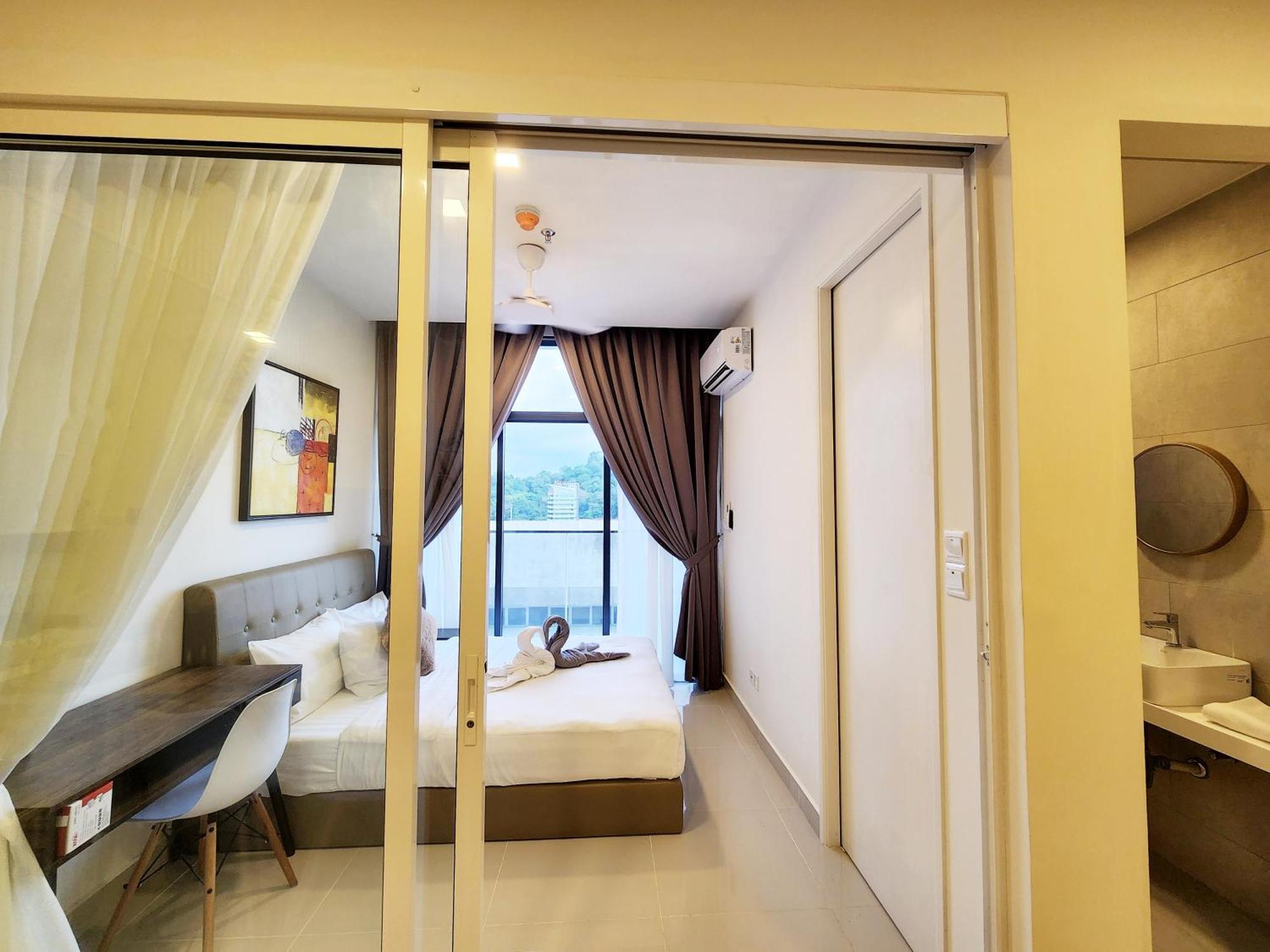 The Shore Kota Kinabalu City Centre By Lw Suites Oda fotoğraf